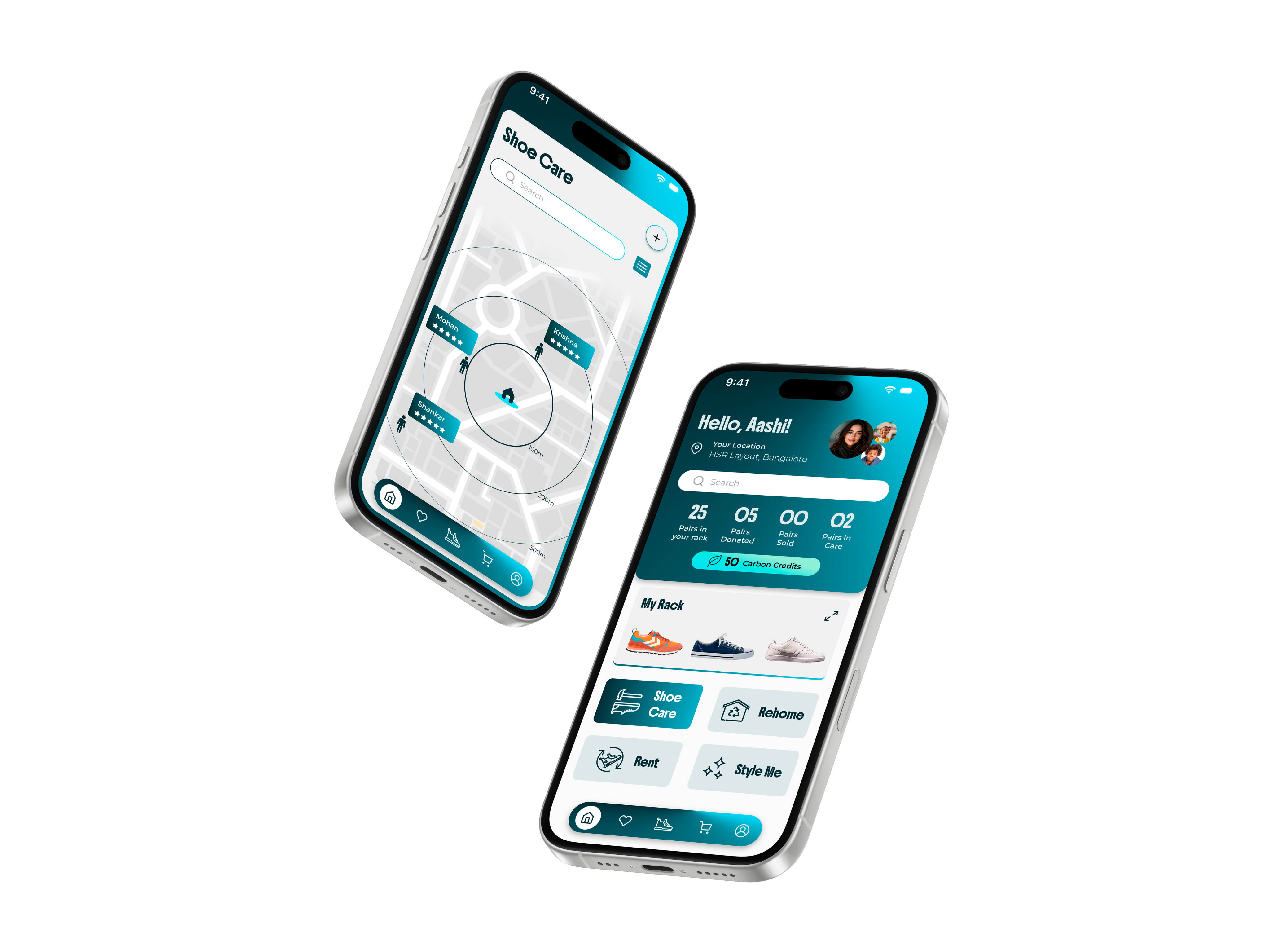 GetMyPair app on phone